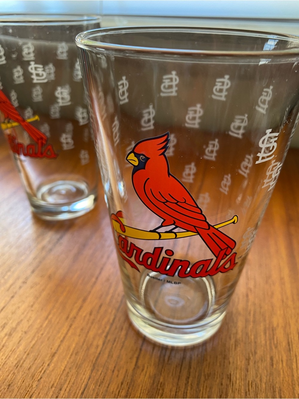 Vintage Commemorative St.Louis Cardinals Pint Glasses